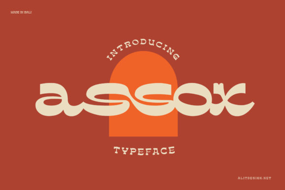 Assox: A Vintage Font with a Modern, Whimsical Soul