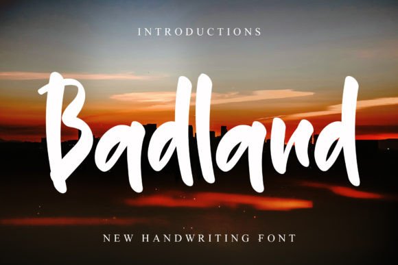 Badland: A Font with Personality for Creative Projects