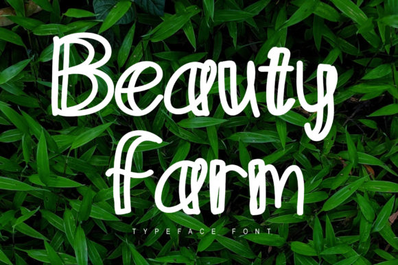 Beauty Farm: The Display Font That Brings Simple Fun to Your Projects