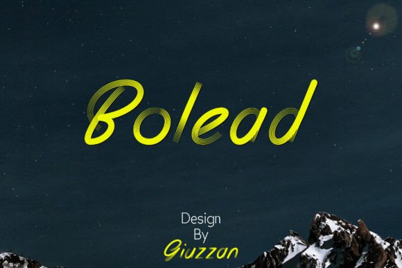 Bolead: A Sleek Display Font for Modern, Elegant Branding
