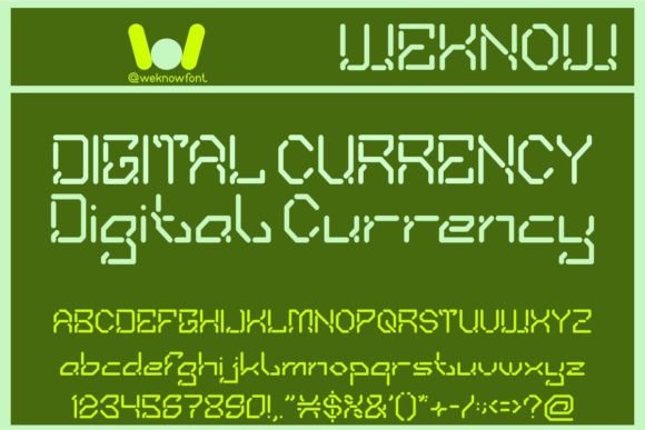 Digital Currency: A Typeface for the Future