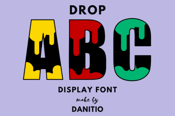 Drop: The Bold Display Font That Brings Authenticity to Your Work