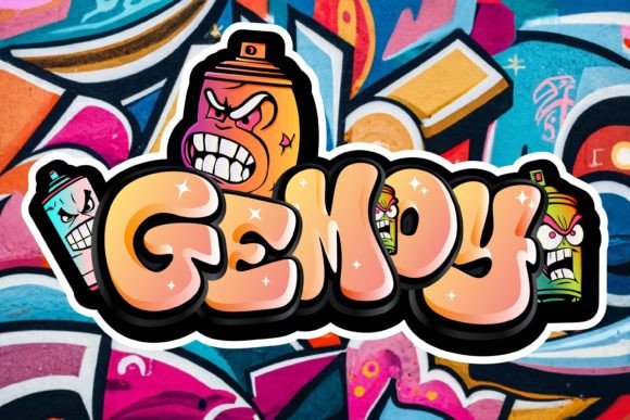 Gemoy: The Graffiti Font That Brings Street Energy to Your Designs