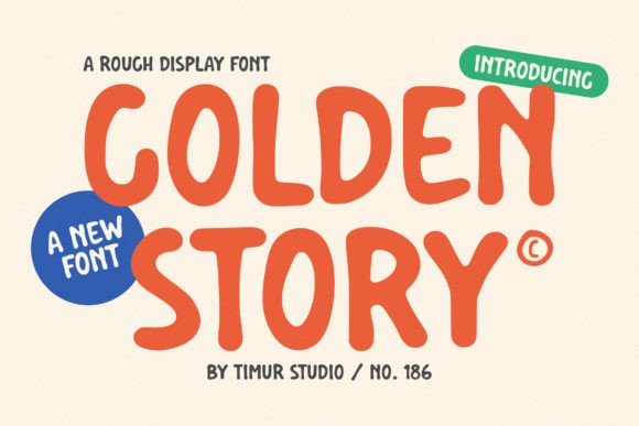 Golden Story: The Bold Font for Authentic Design
