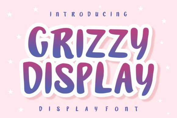 Grizzy Display: The Friendly Font for Approachable Designs
