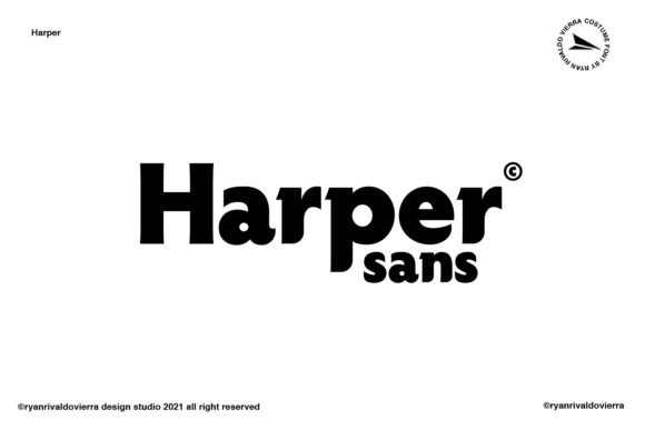 Harper: The Bold Display Font That Commands Attention