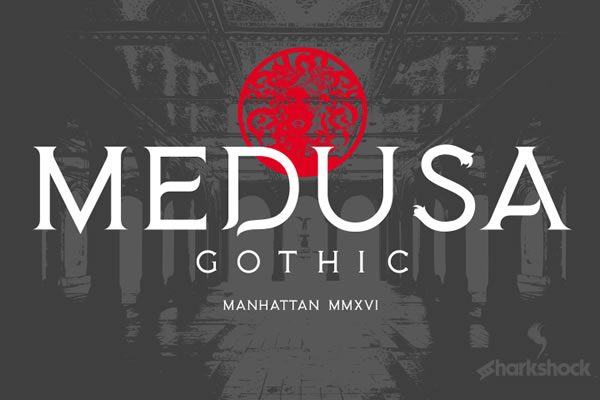 Medusa Gothic: A Font with Character for Bold Designs
