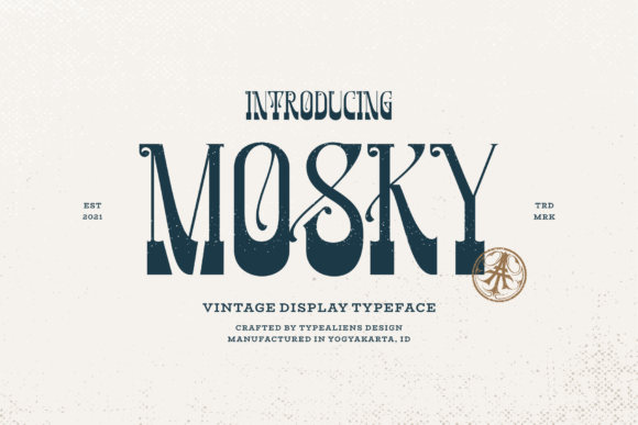Mosky: A Vintage Typeface for Modern Branding