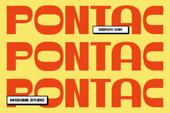Pontac: The Bold Display Font for Fearless Branding