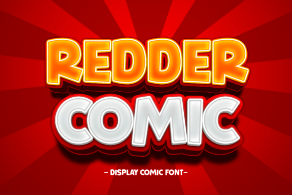 Redder Comic: Bringing Playful Energy to Your Designs