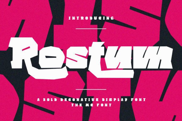Rostum: A Bold Typeface for Impactful Design