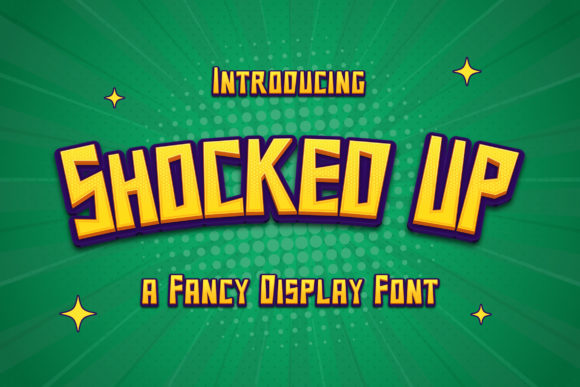 Shocked Up: A Playful Font for Designs That Pop