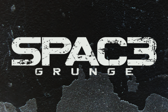 Spac3: The Edgy Display Typeface for Bold Visuals