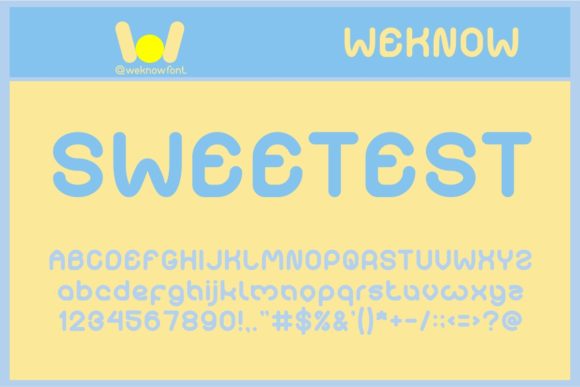Sweetest: A Display Font That Brings Joyful Energy to Any Project