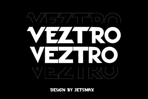 Veztro: The Futuristic Display Font for Modern Brands
